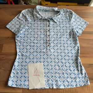 J Mclaughlin ladies size large polo‎ shirt